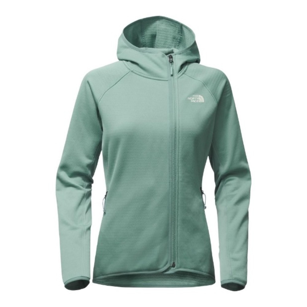 North Face Arcata Turquoise Zip-Up Hoodie